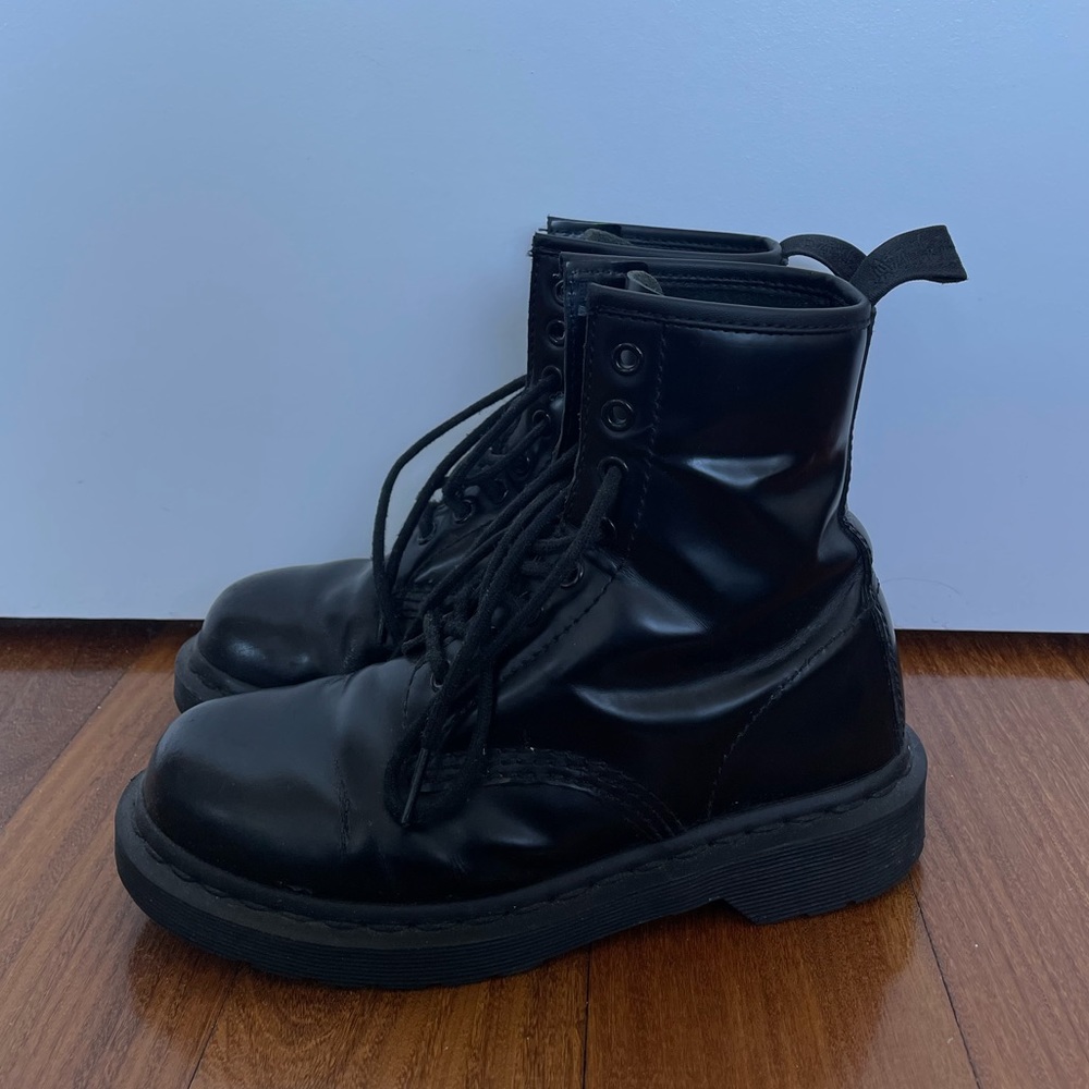 Dr. Martens 1460 Mono Smooth Leather Lace Up Boot